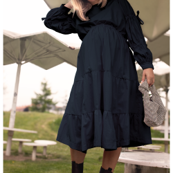 Jenna Layered Kjole - str. L-XL